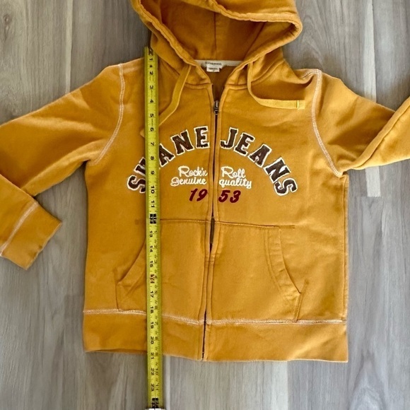 Rare Vintage 1953 Shane Jeans Zip Hooded Sweatshirt. Size Med. Unisex - Picture 6 of 7